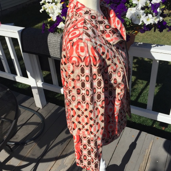 Ruby Rd Geometric Jacket.  size 12 - Picture 3 of 7